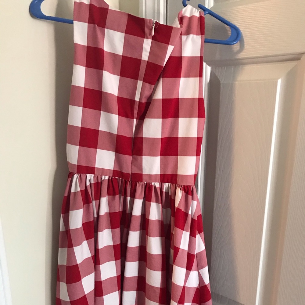 Red and white gingham 50’s style dress - Picture 2 of 5